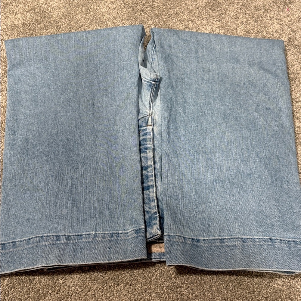 MOTHER Light Blue Cinch Greaser Ankle Jeans - Picture 12 of 13